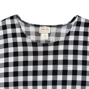 Zadie B’s | NWT Black and White Gingham Maxi Layering Dress Medium